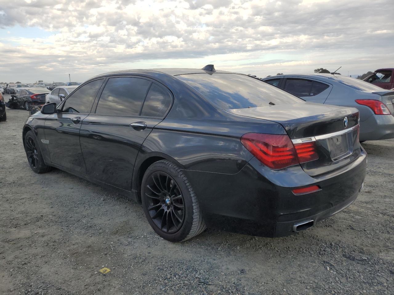 2014 Bmw 740 Li Black vin: WBAYE4C52ED138459
