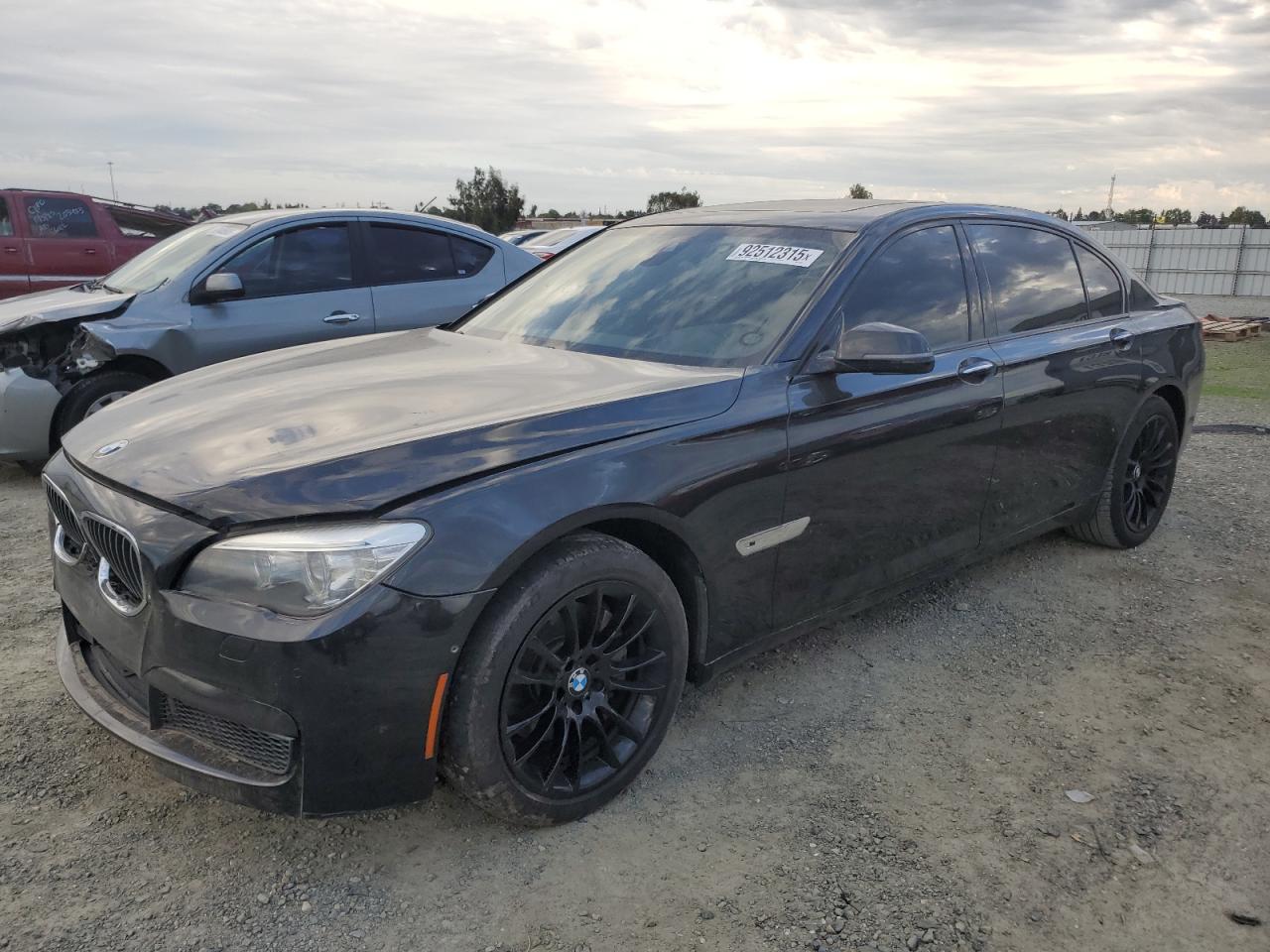 2014 Bmw 740 Li Black vin: WBAYE4C52ED138459