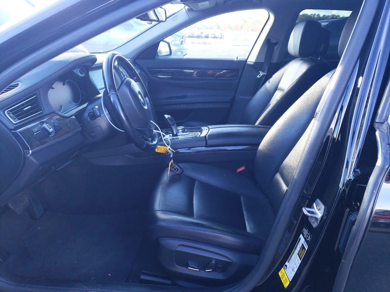 2015 Bmw 740 Li Black vin: WBAYE4C55FD946788