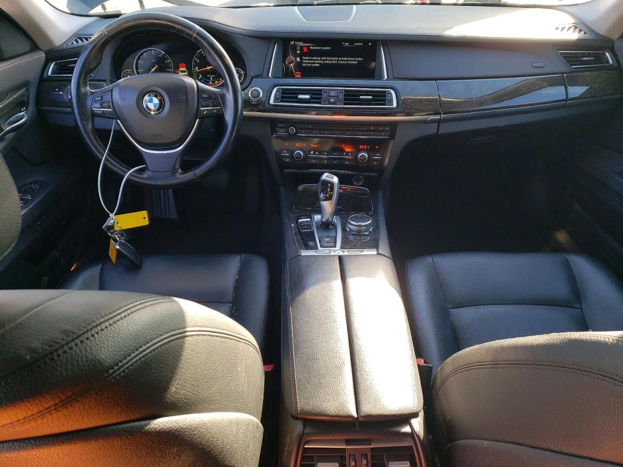 2015 Bmw 740 Li Black vin: WBAYE4C55FD946788