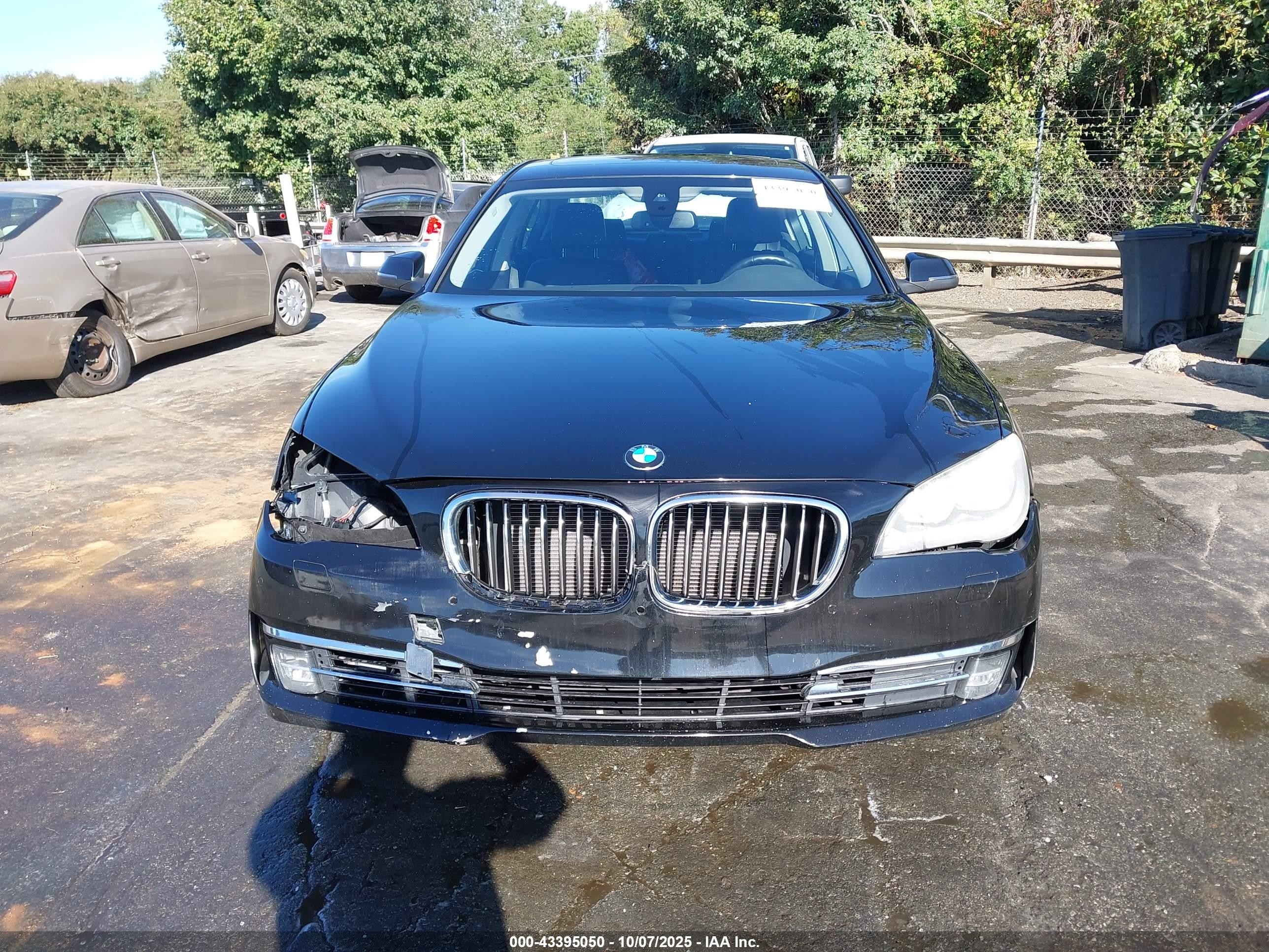 2015 Bmw 740li   Black vin: WBAYE4C55FD947004