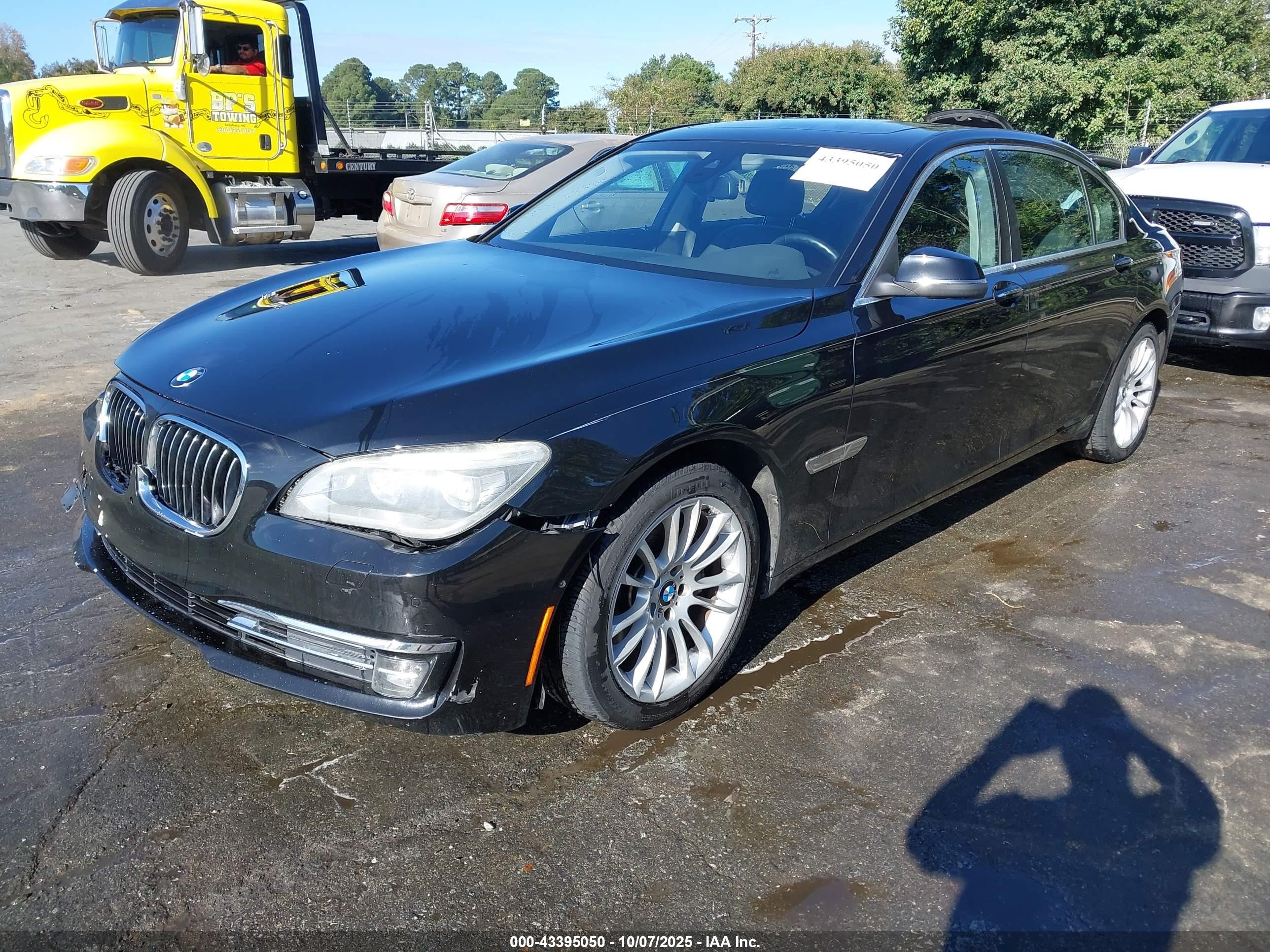 2015 Bmw 740li   Black vin: WBAYE4C55FD947004