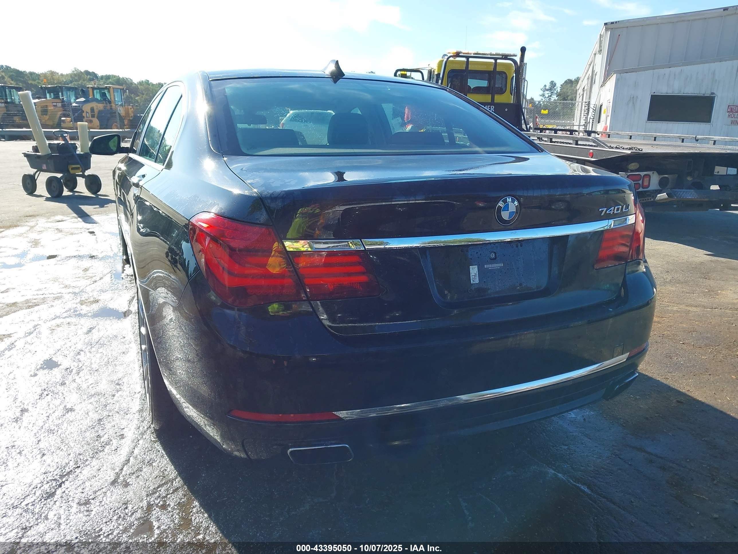 2015 Bmw 740li   Black vin: WBAYE4C55FD947004