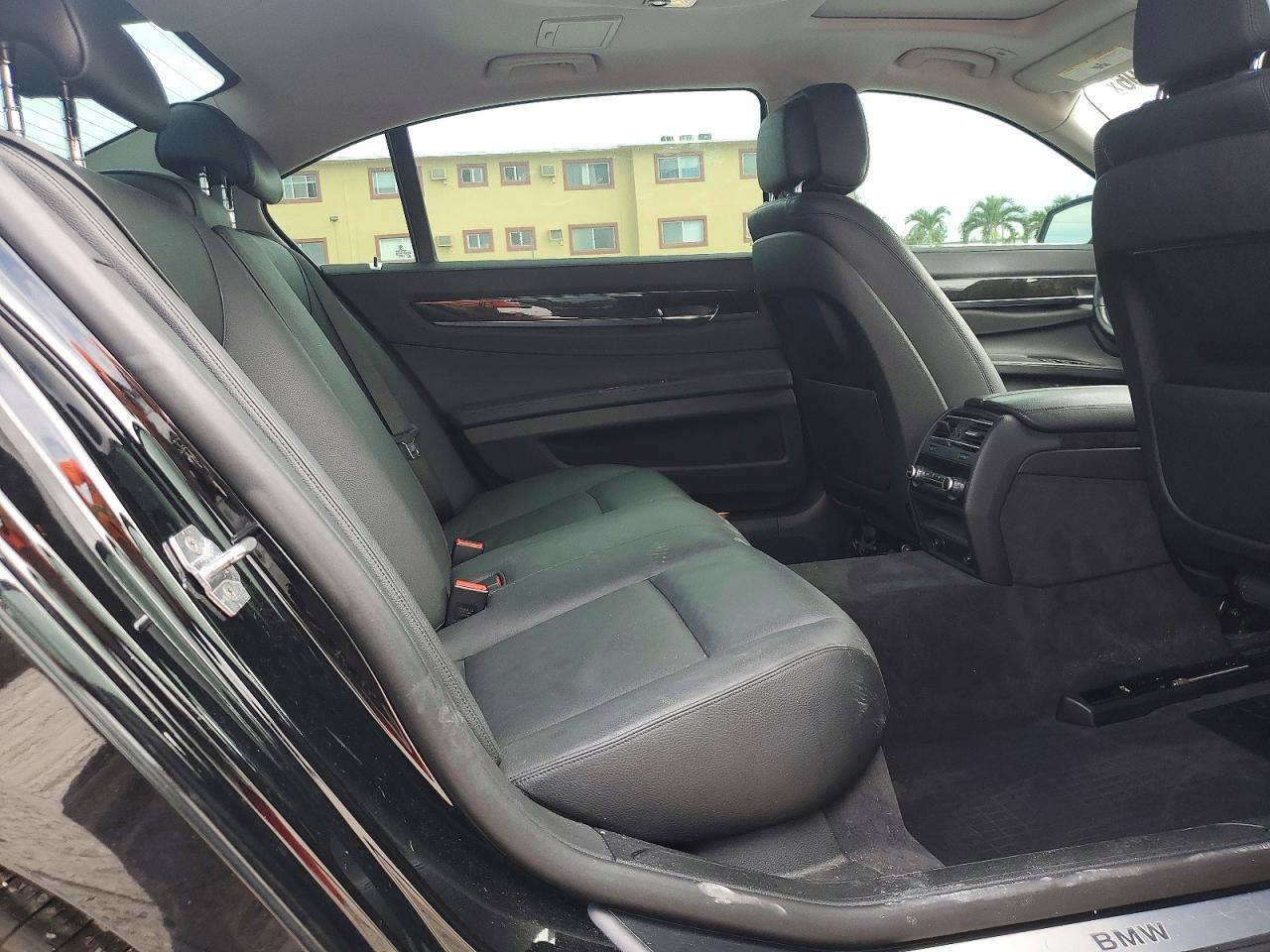 2015 Bmw 740 Li Black vin: WBAYE4C56FD947092