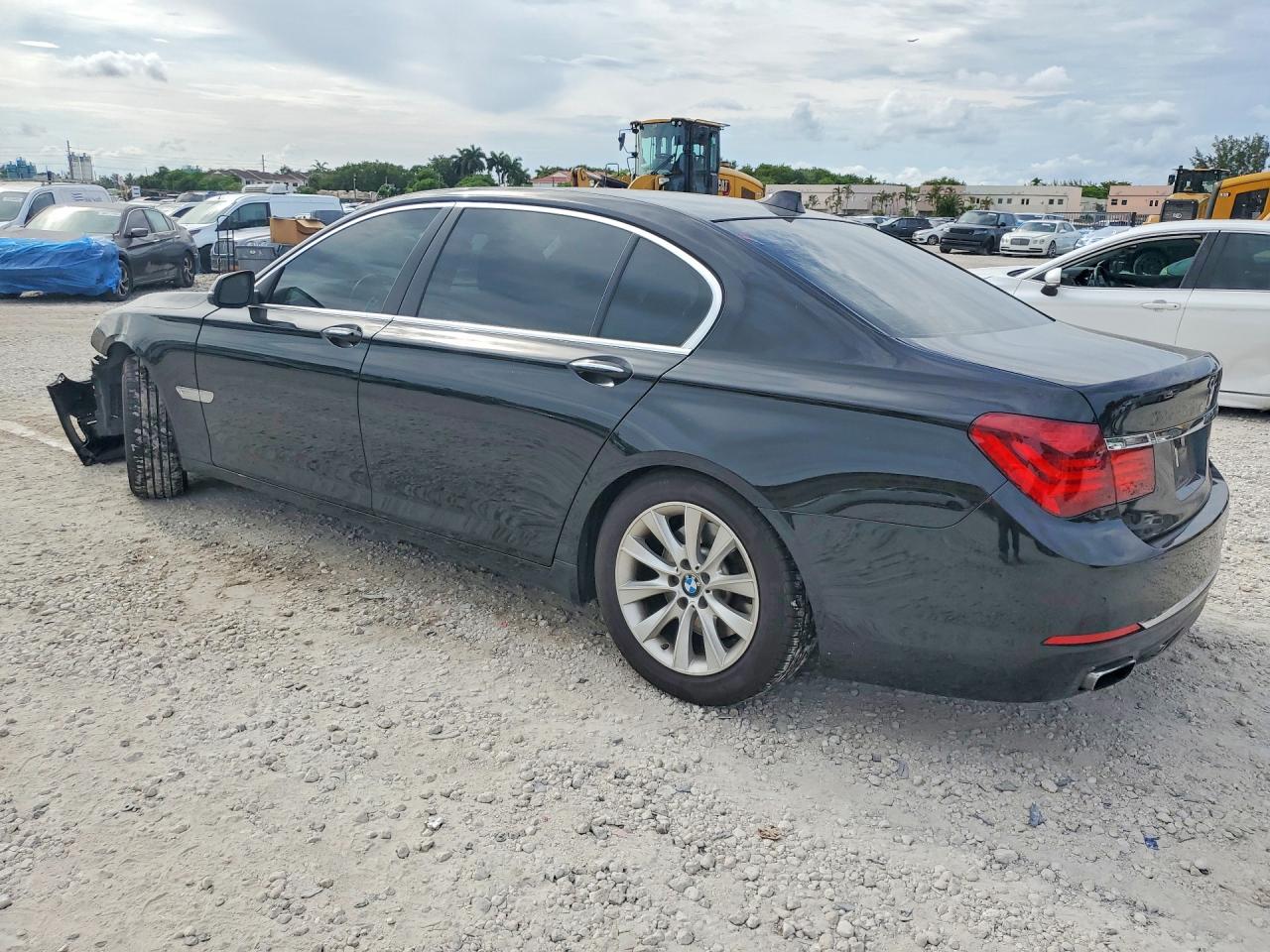 2015 Bmw 740 Li Black vin: WBAYE4C56FD947092