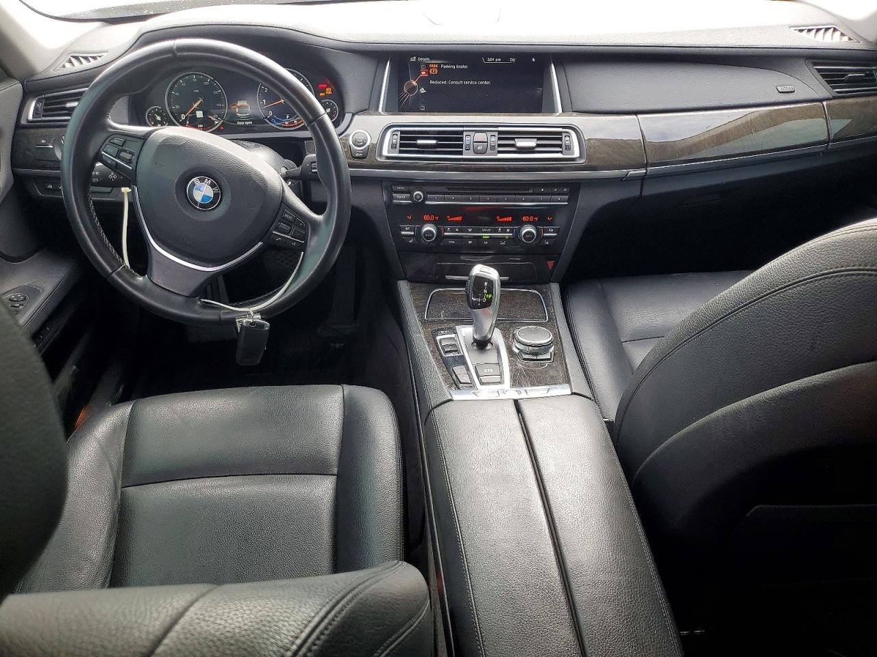 2015 Bmw 740 Li Black vin: WBAYE4C56FD947092