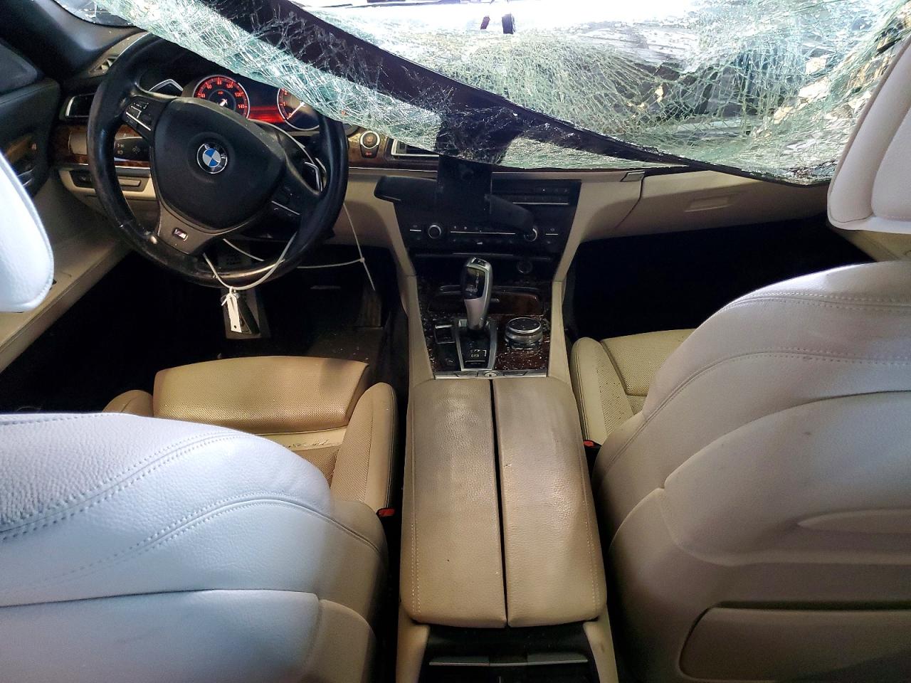 2015 Bmw 740 Li Blue vin: WBAYE4C56FD947285