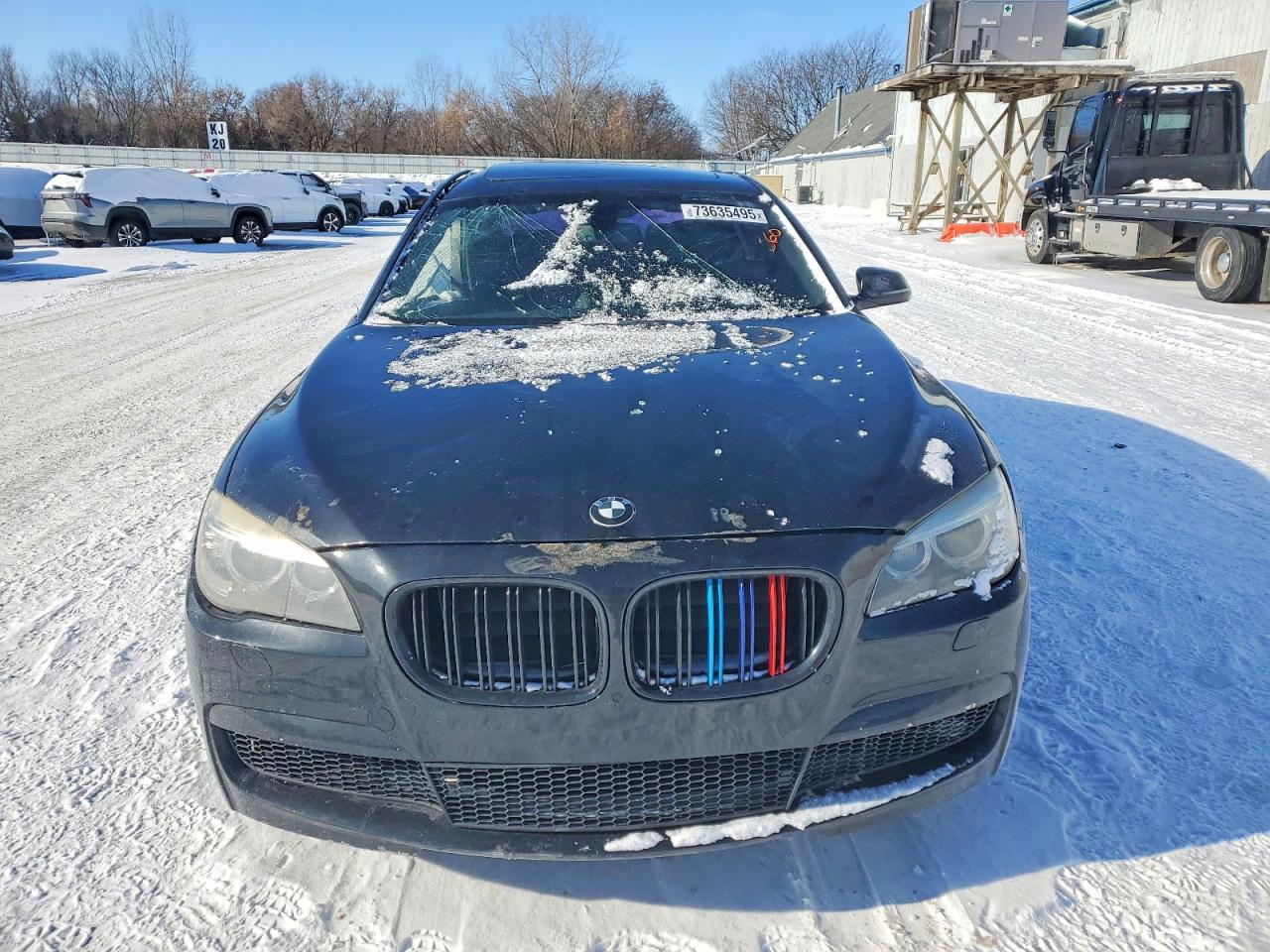 2015 Bmw 740 Li Black vin: WBAYE4C56FD947321