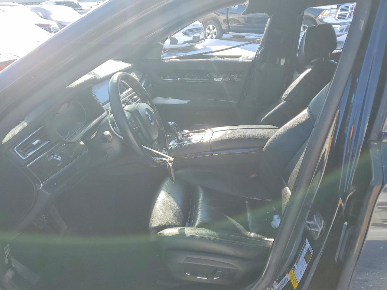 2015 Bmw 740 Li Black vin: WBAYE4C56FD947321