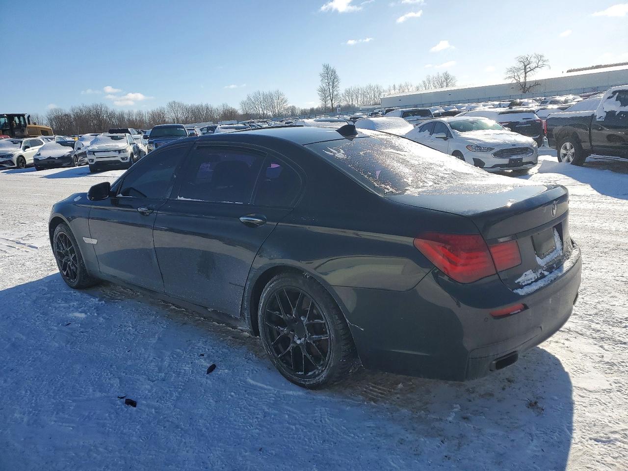 2015 Bmw 740 Li Black vin: WBAYE4C56FD947321