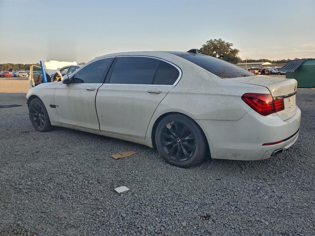 2014 Bmw 740 Li White vin: WBAYE4C57ED138327