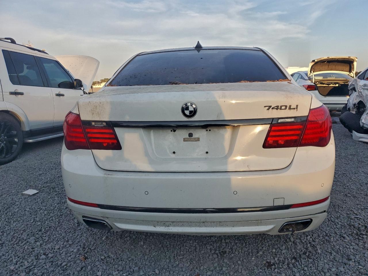 2014 Bmw 740 Li White vin: WBAYE4C57ED138327