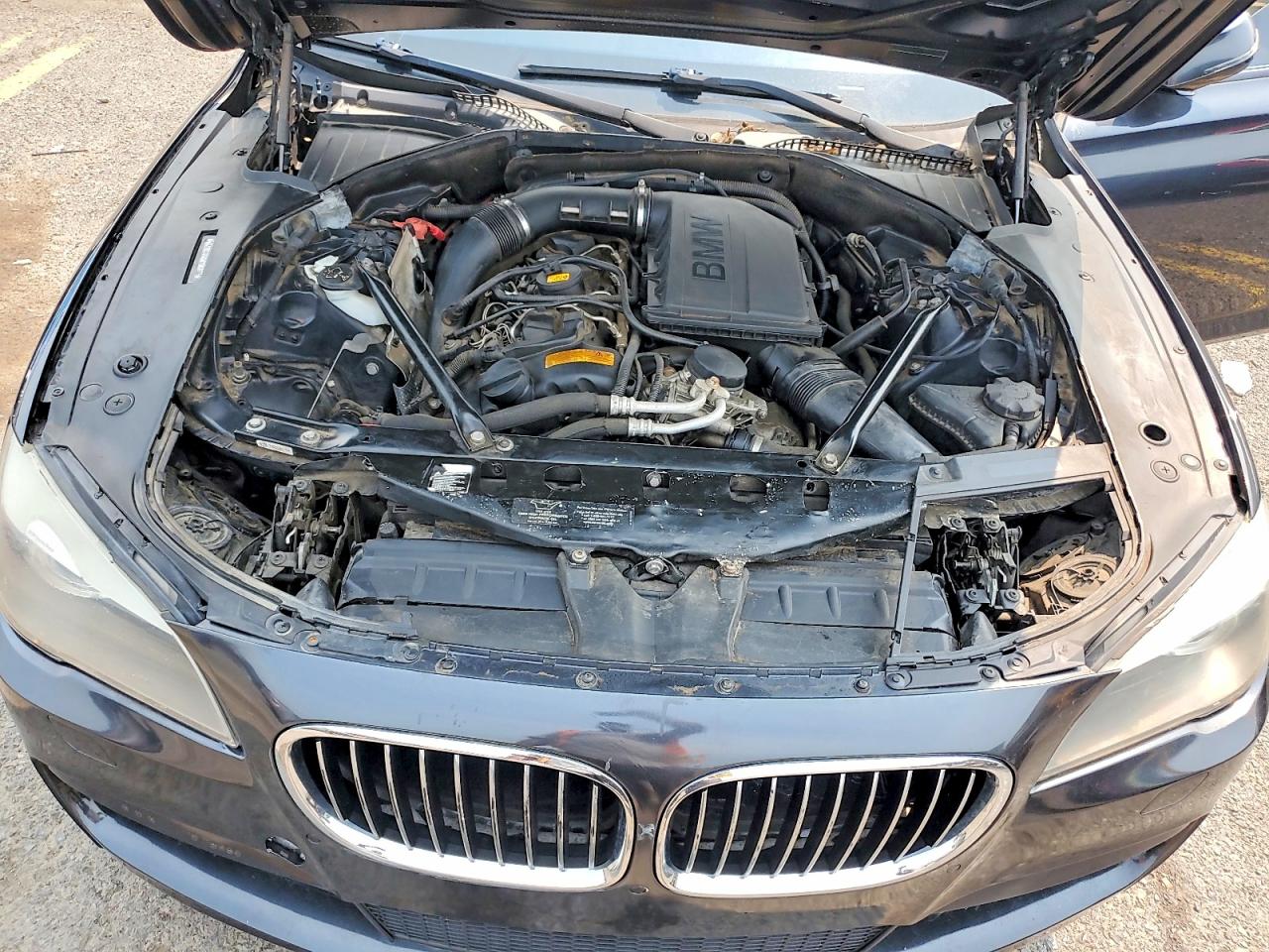 2013 Bmw 740 Li Charcoal vin: WBAYE4C58DD136987