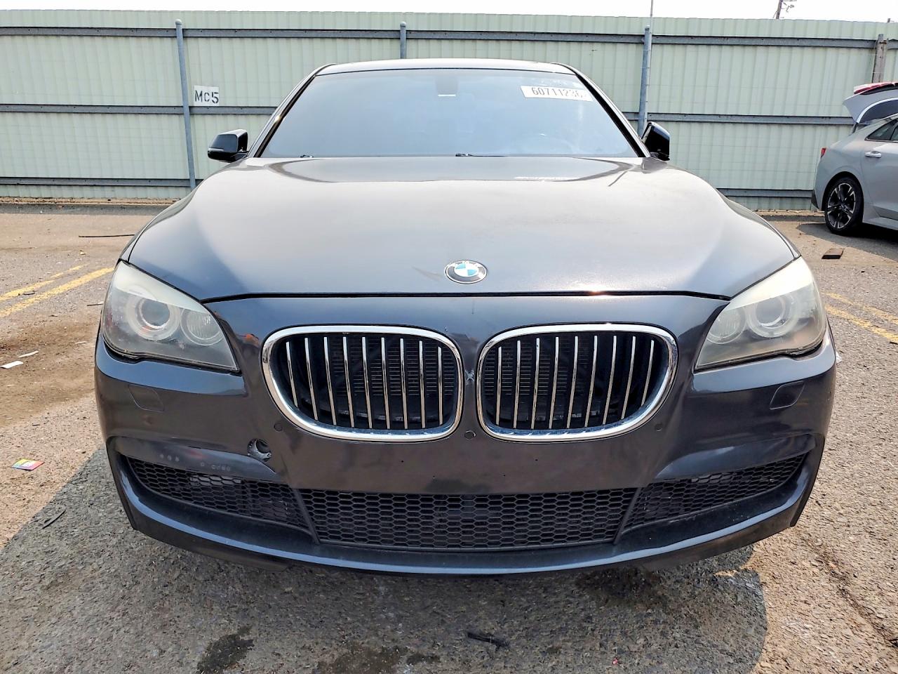 2013 Bmw 740 Li Charcoal vin: WBAYE4C58DD136987