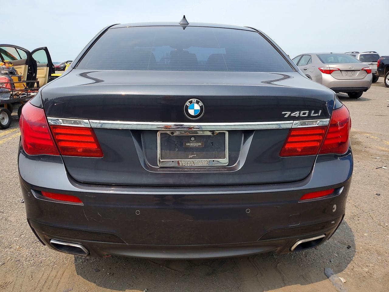 2013 Bmw 740 Li Charcoal vin: WBAYE4C58DD136987