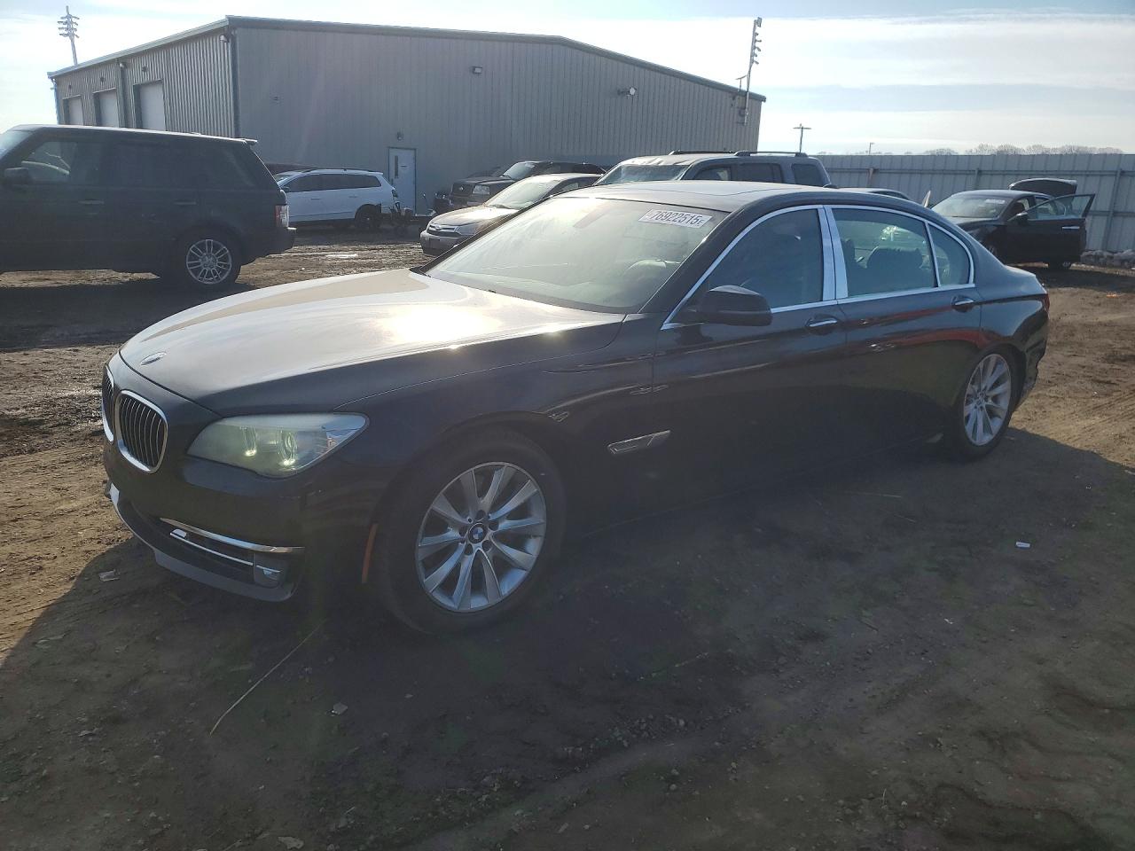 2013 Bmw 740 Li Black vin: WBAYE4C58DD137136