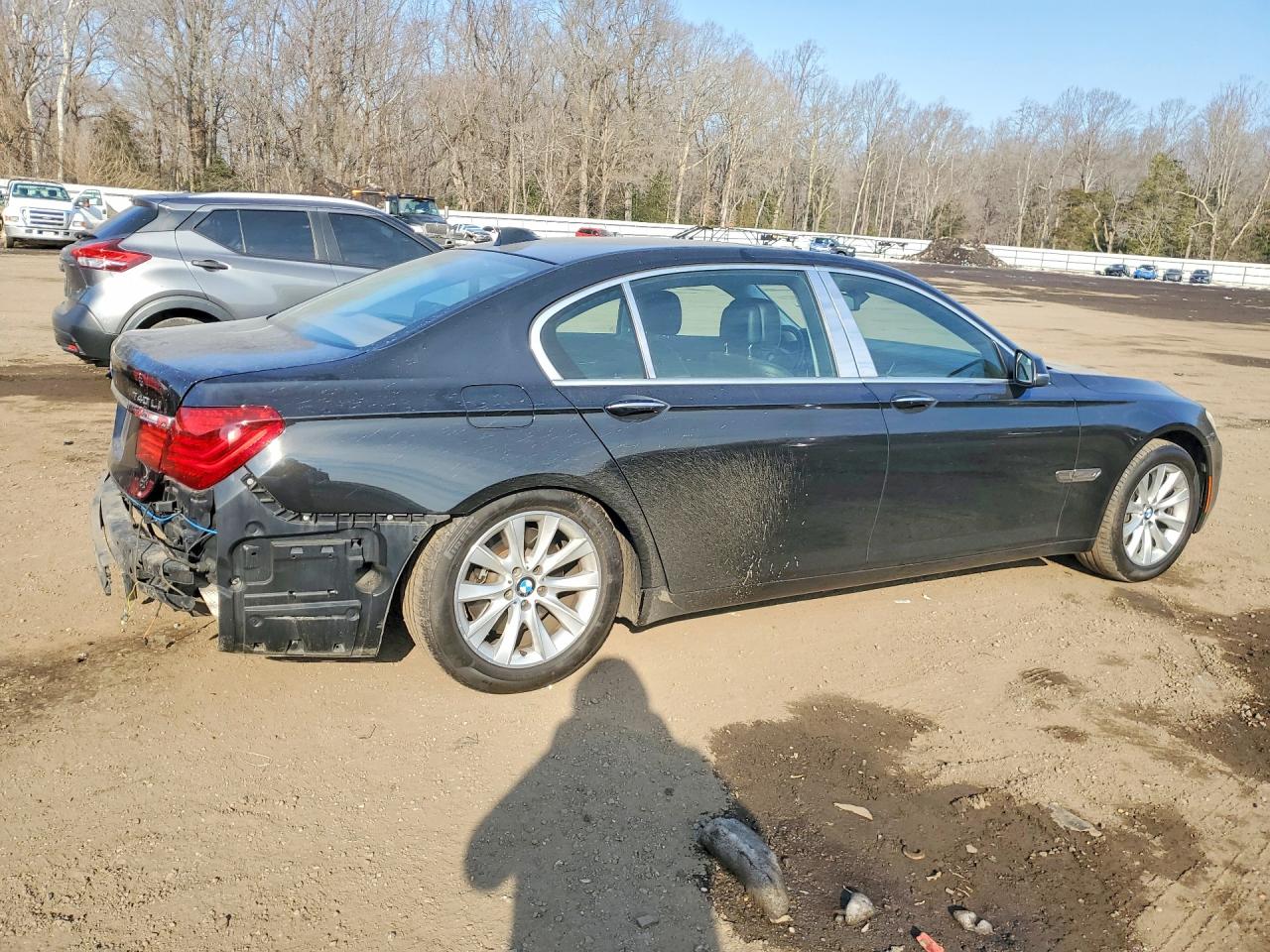 2013 Bmw 740 Li Black vin: WBAYE4C58DD137136