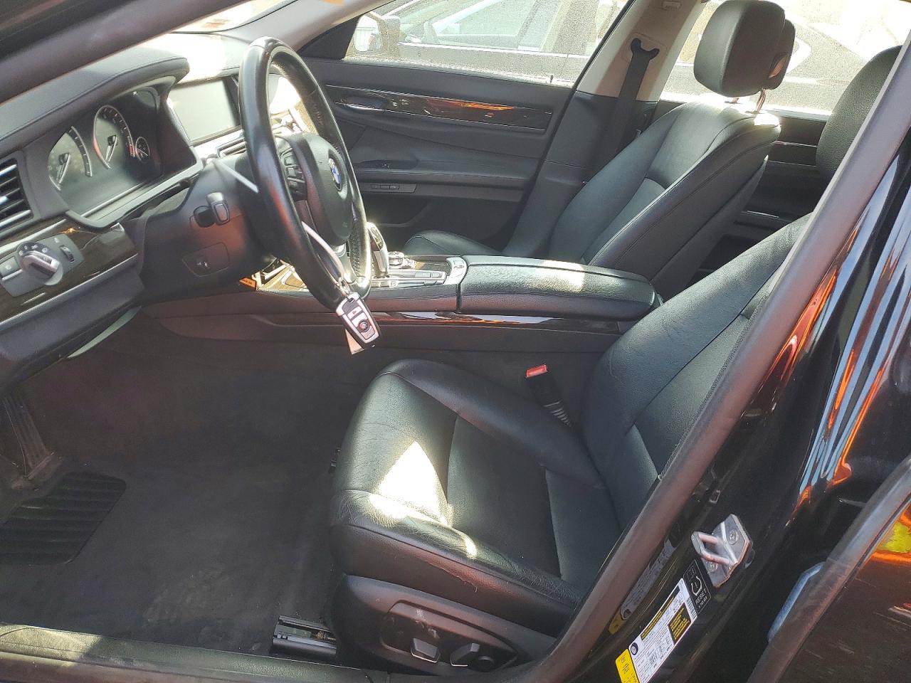 2013 Bmw 740 Li Black vin: WBAYE4C58DD137136