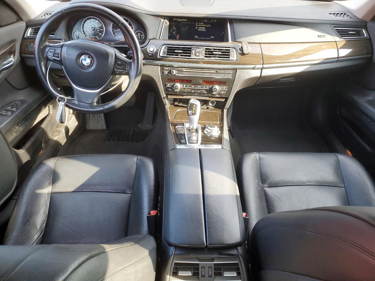 2013 Bmw 740 Li Black vin: WBAYE4C58DD137136