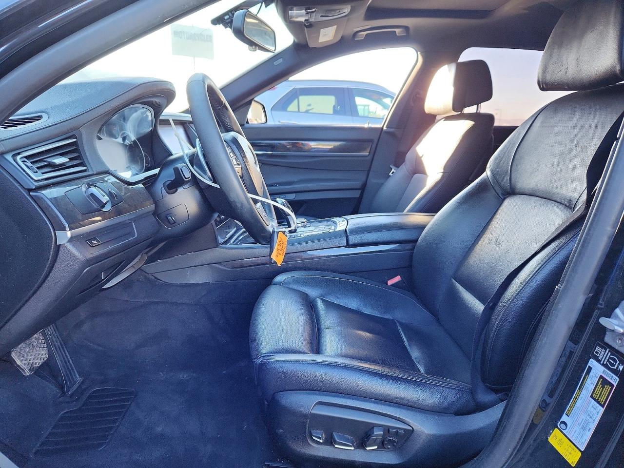 2015 Bmw 740 Li Black vin: WBAYE4C58FD947062