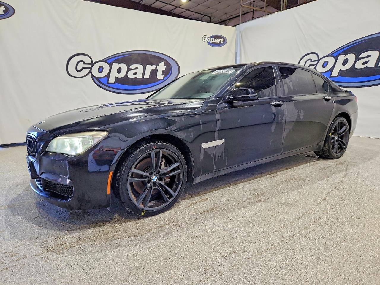 2015 Bmw 740 Li Black vin: WBAYE4C58FD947062
