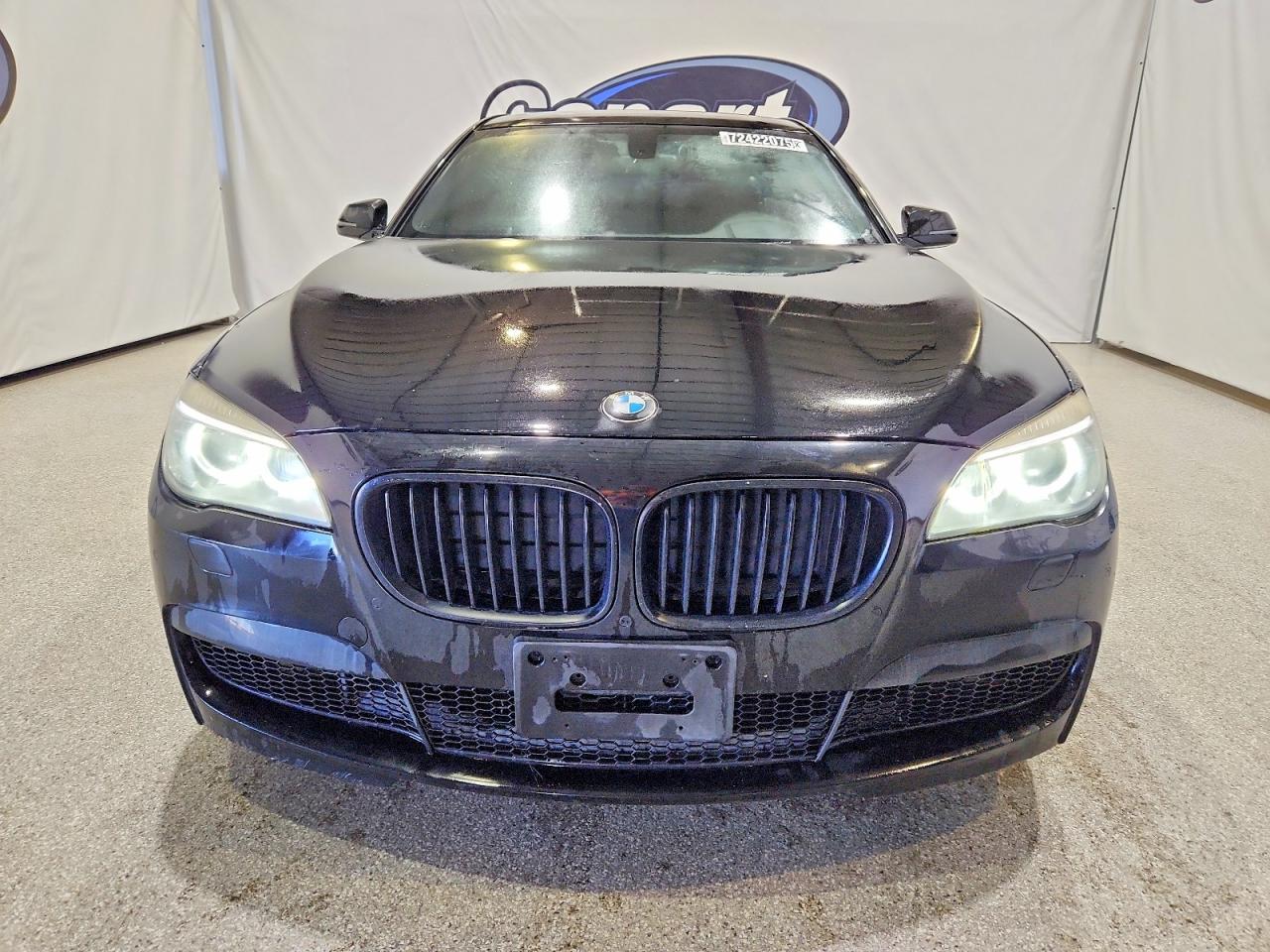 2015 Bmw 740 Li Black vin: WBAYE4C58FD947062