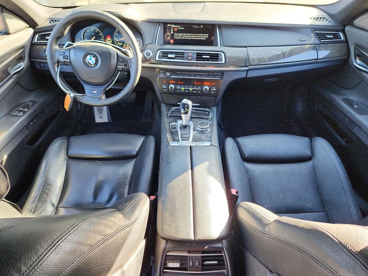 2015 Bmw 740 Li Black vin: WBAYE4C58FD947062