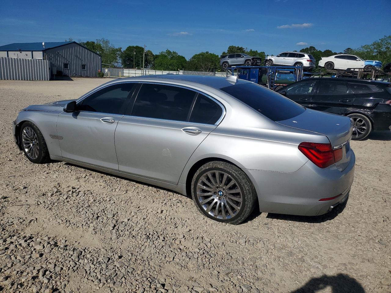 2013 Bmw 740 Li Silver vin: WBAYE4C5XDDW22992