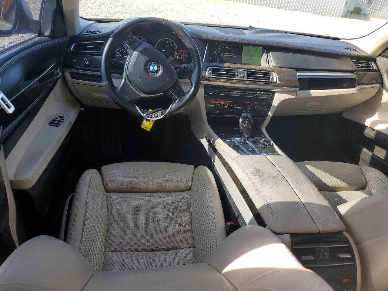 2013 Bmw 740 Li Silver vin: WBAYE4C5XDDW22992