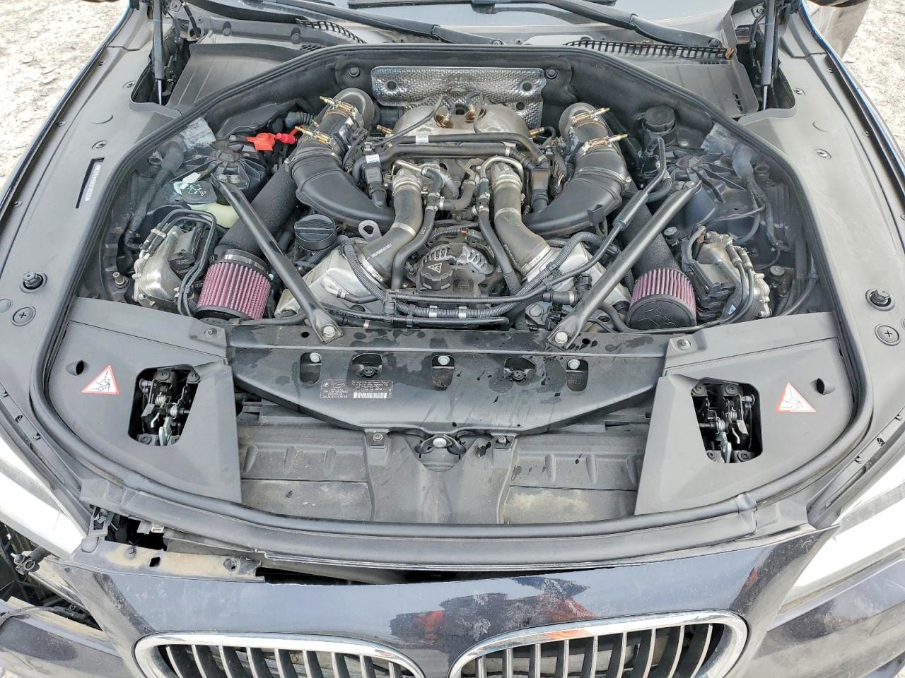2014 Bmw 750 Li Black vin: WBAYE8C50ED135292