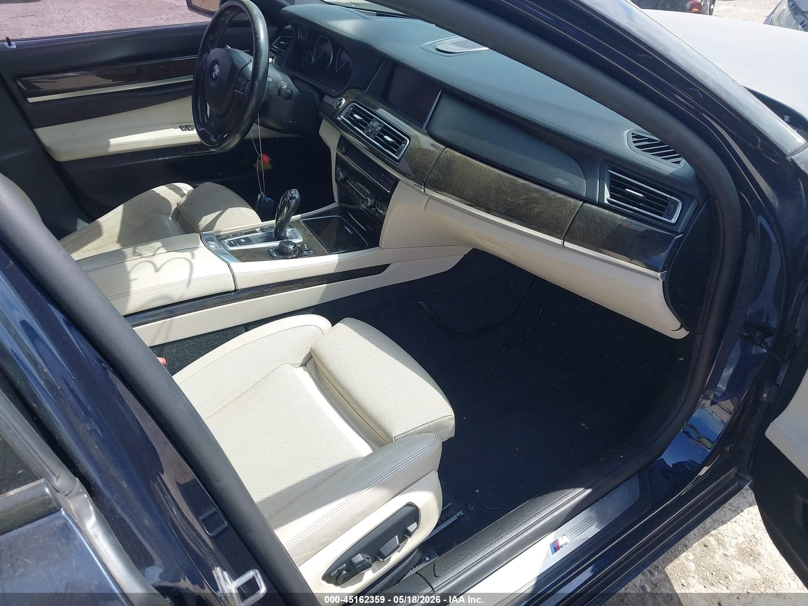 2013 Bmw 750li   Blue vin: WBAYE8C51DD132254