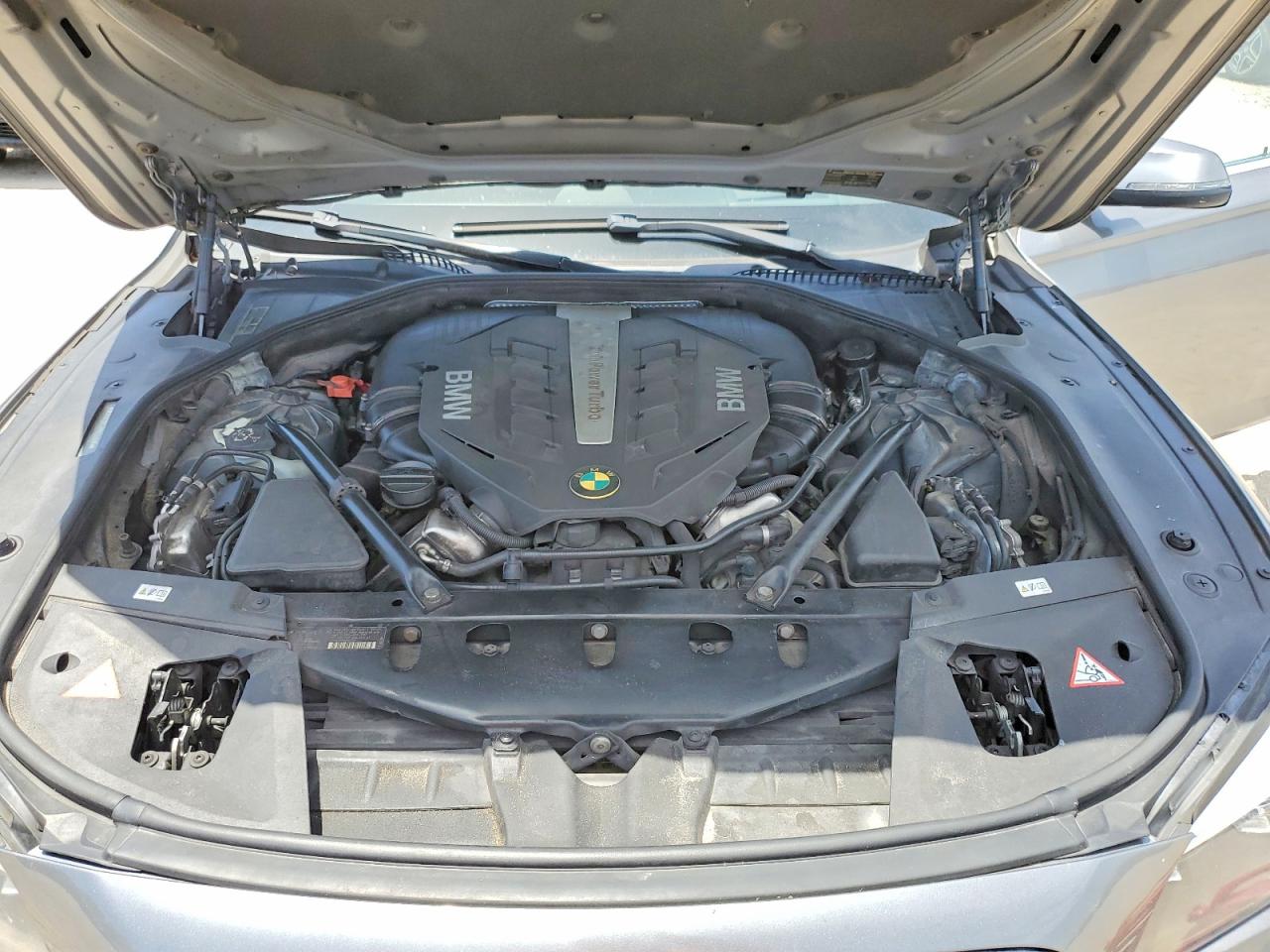2013 Bmw 750 Li Gray vin: WBAYE8C51DDE22285