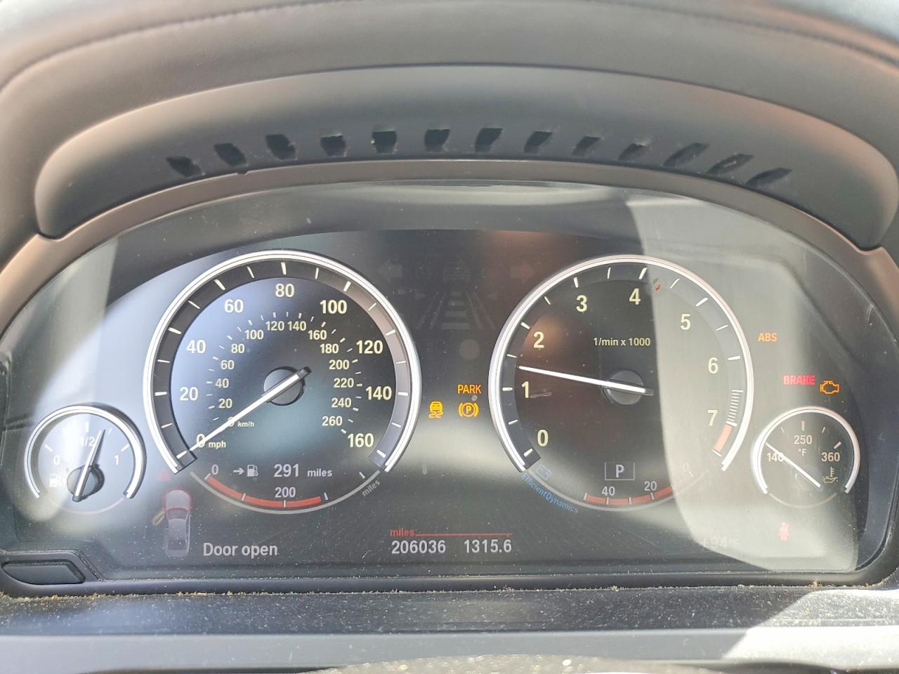 2013 Bmw 750 Li Gray vin: WBAYE8C51DDE22285
