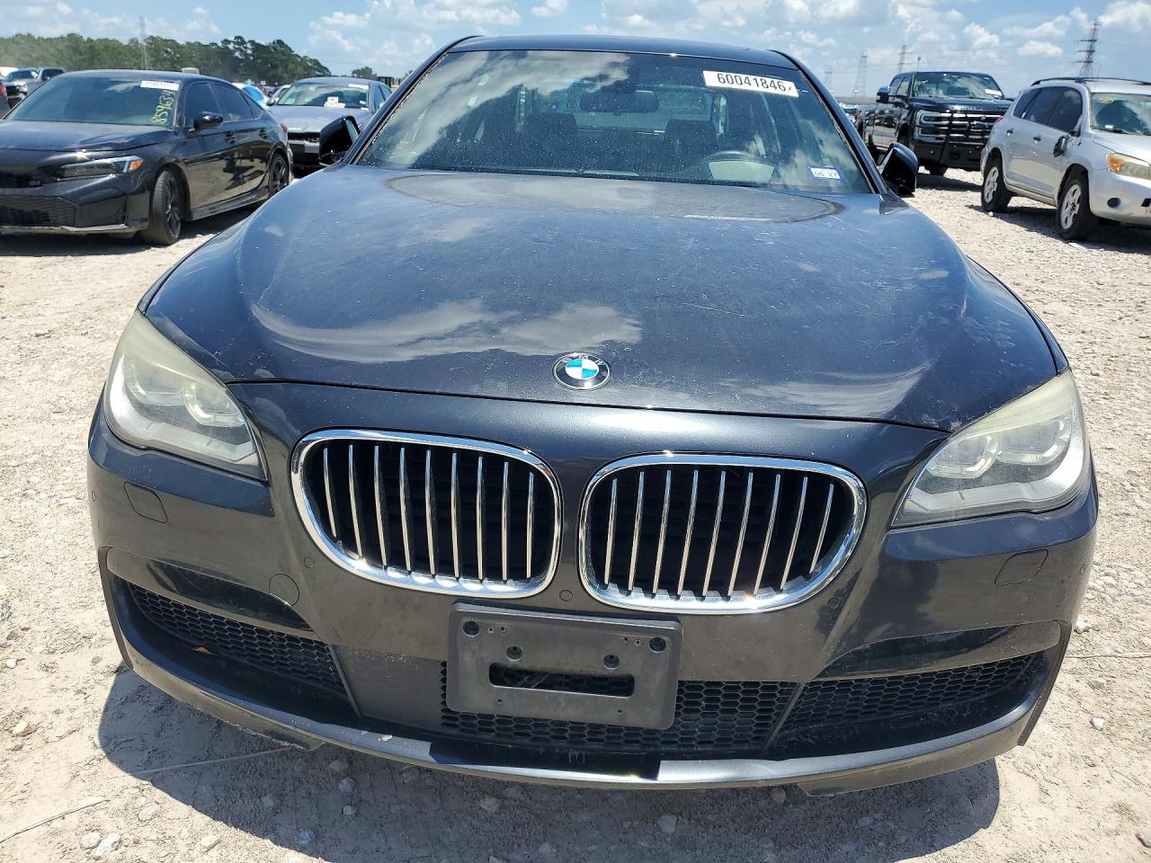 2015 Bmw 750 Li Gray vin: WBAYE8C51FD780907