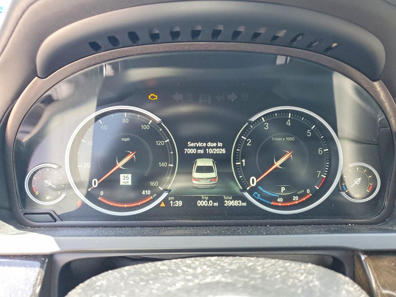2015 Bmw 750 Li Gray vin: WBAYE8C51FD780907