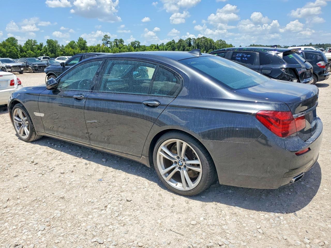 2015 Bmw 750 Li Gray vin: WBAYE8C51FD780907