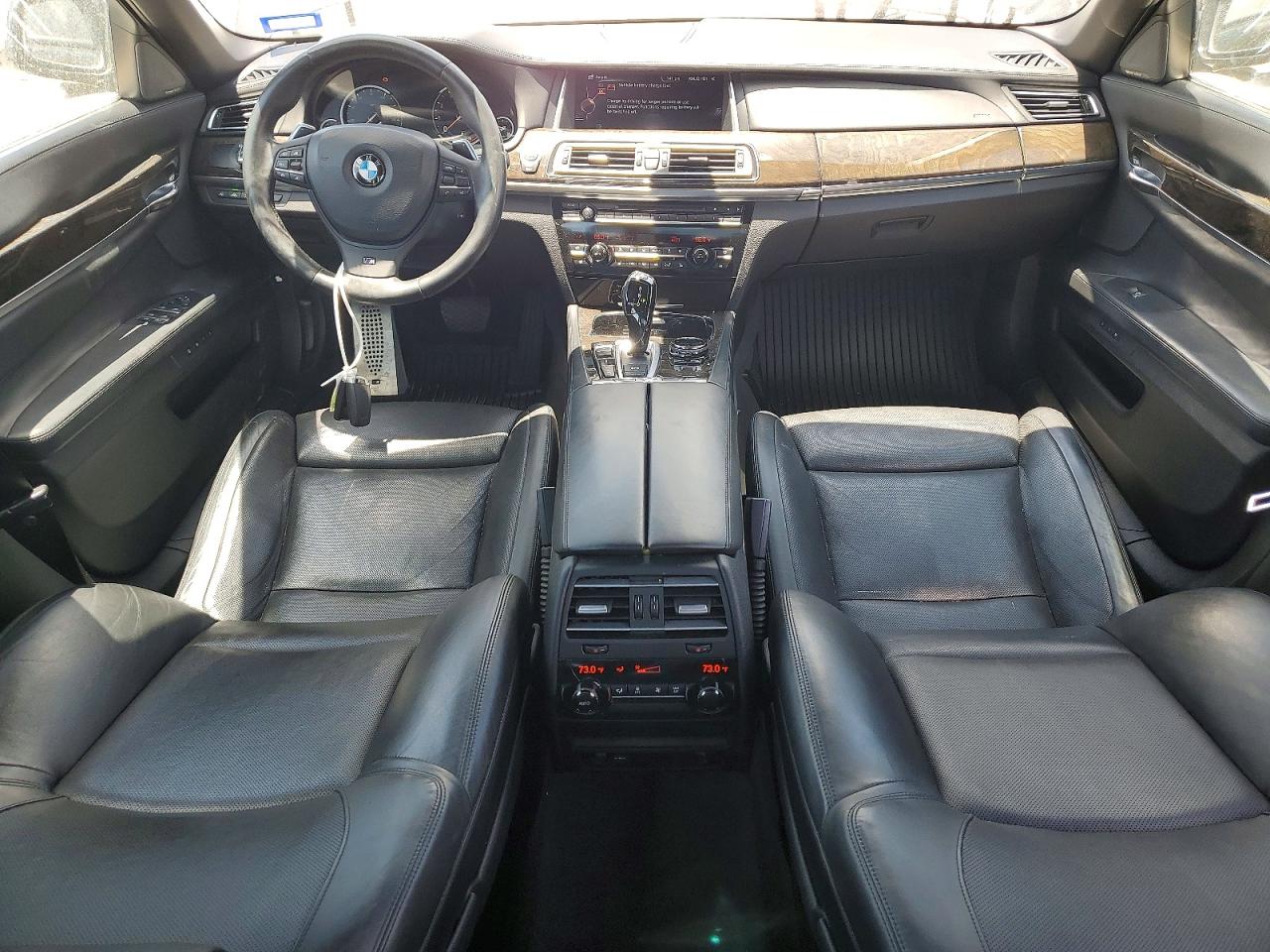 2015 Bmw 750 Li Gray vin: WBAYE8C51FD780907