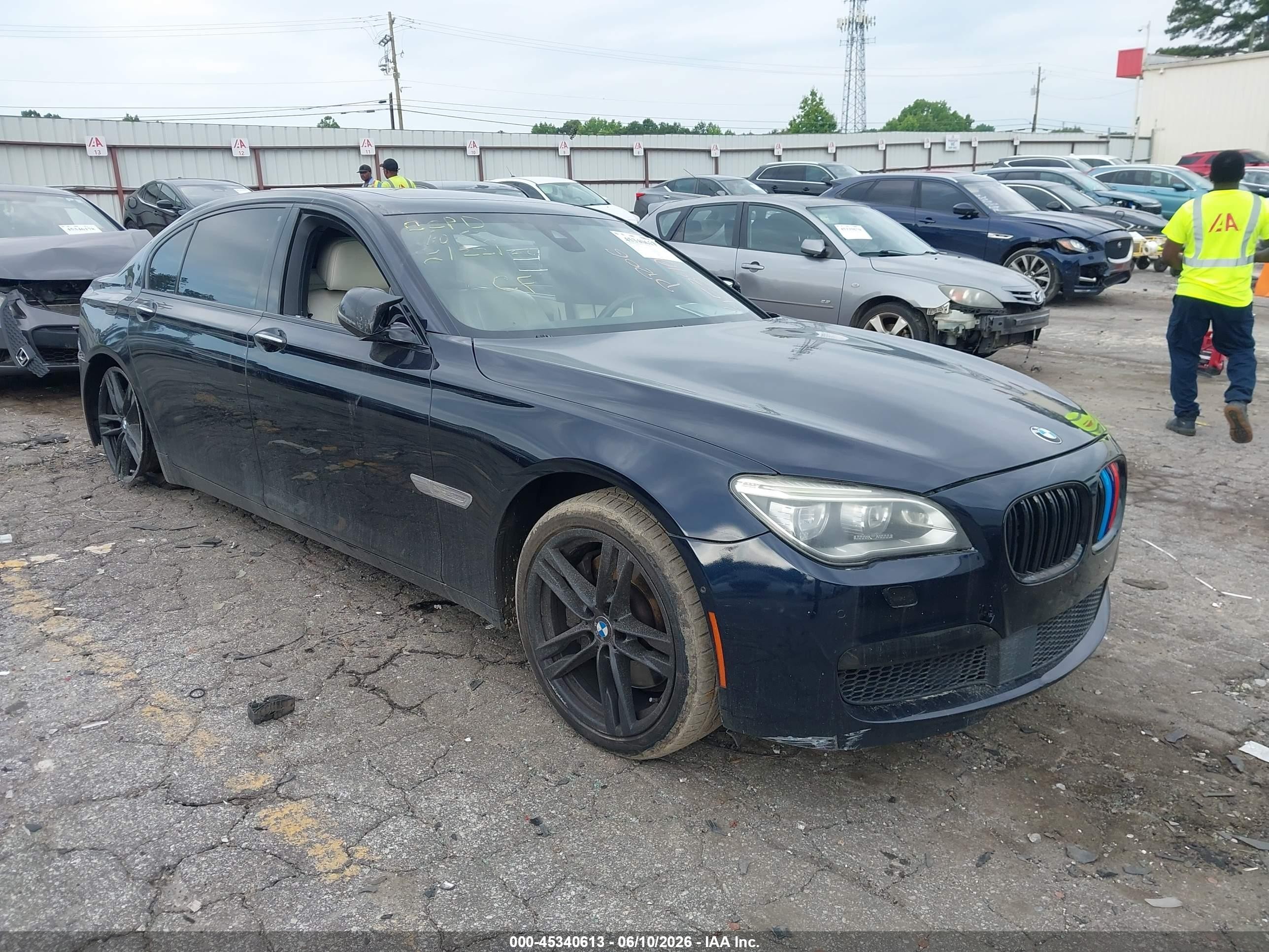 2015 Bmw 750li   Black vin: WBAYE8C51FD781054