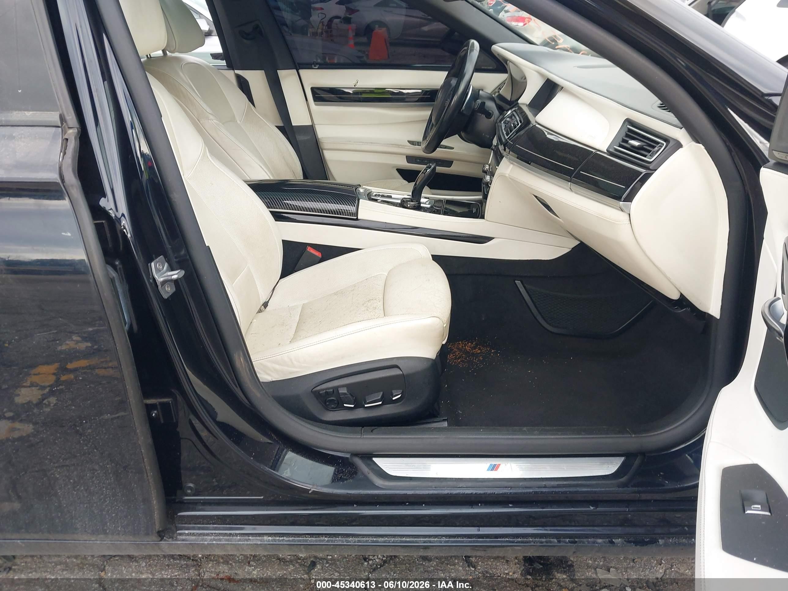 2015 Bmw 750li   Black vin: WBAYE8C51FD781054