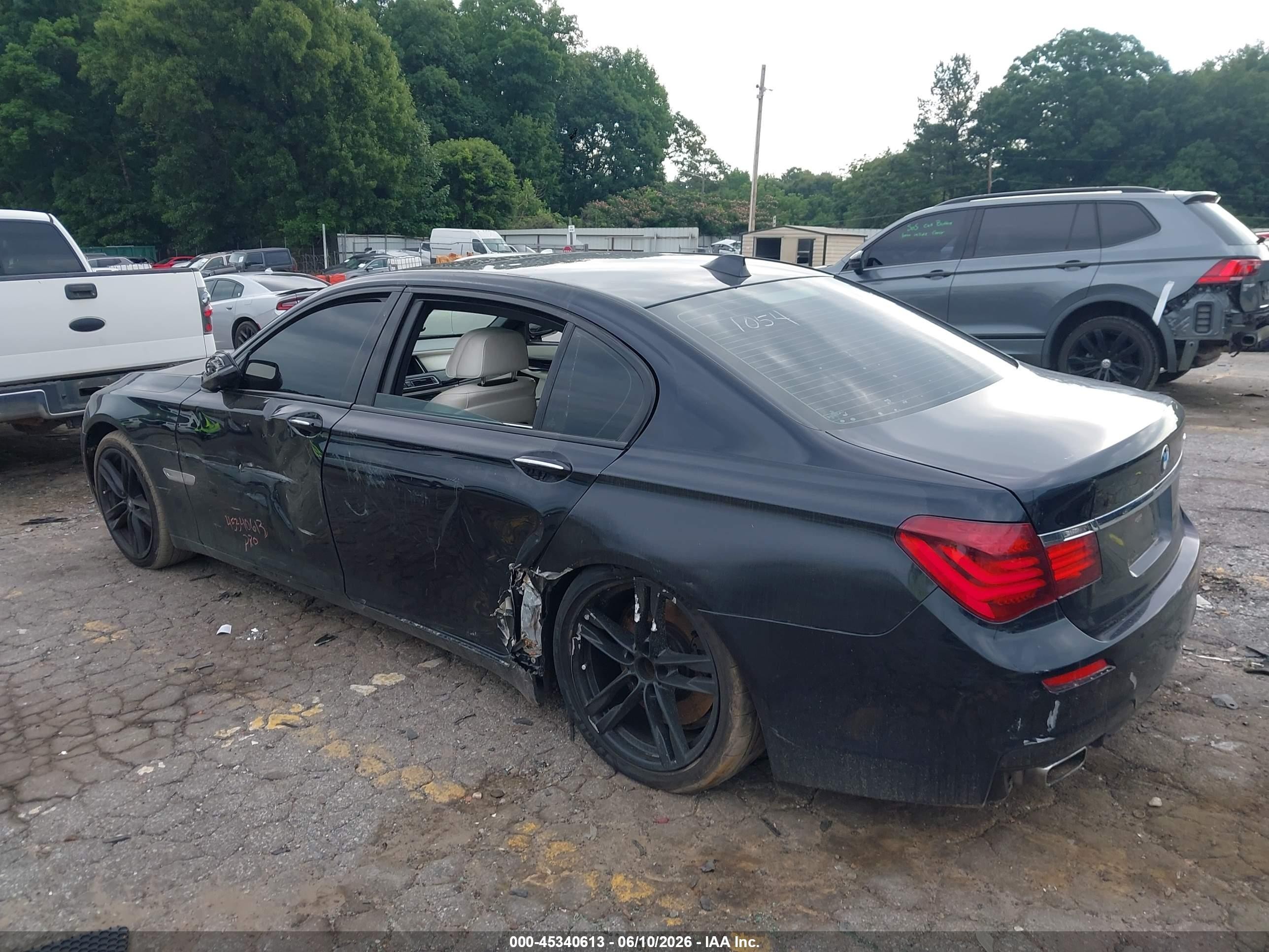 2015 Bmw 750li   Black vin: WBAYE8C51FD781054