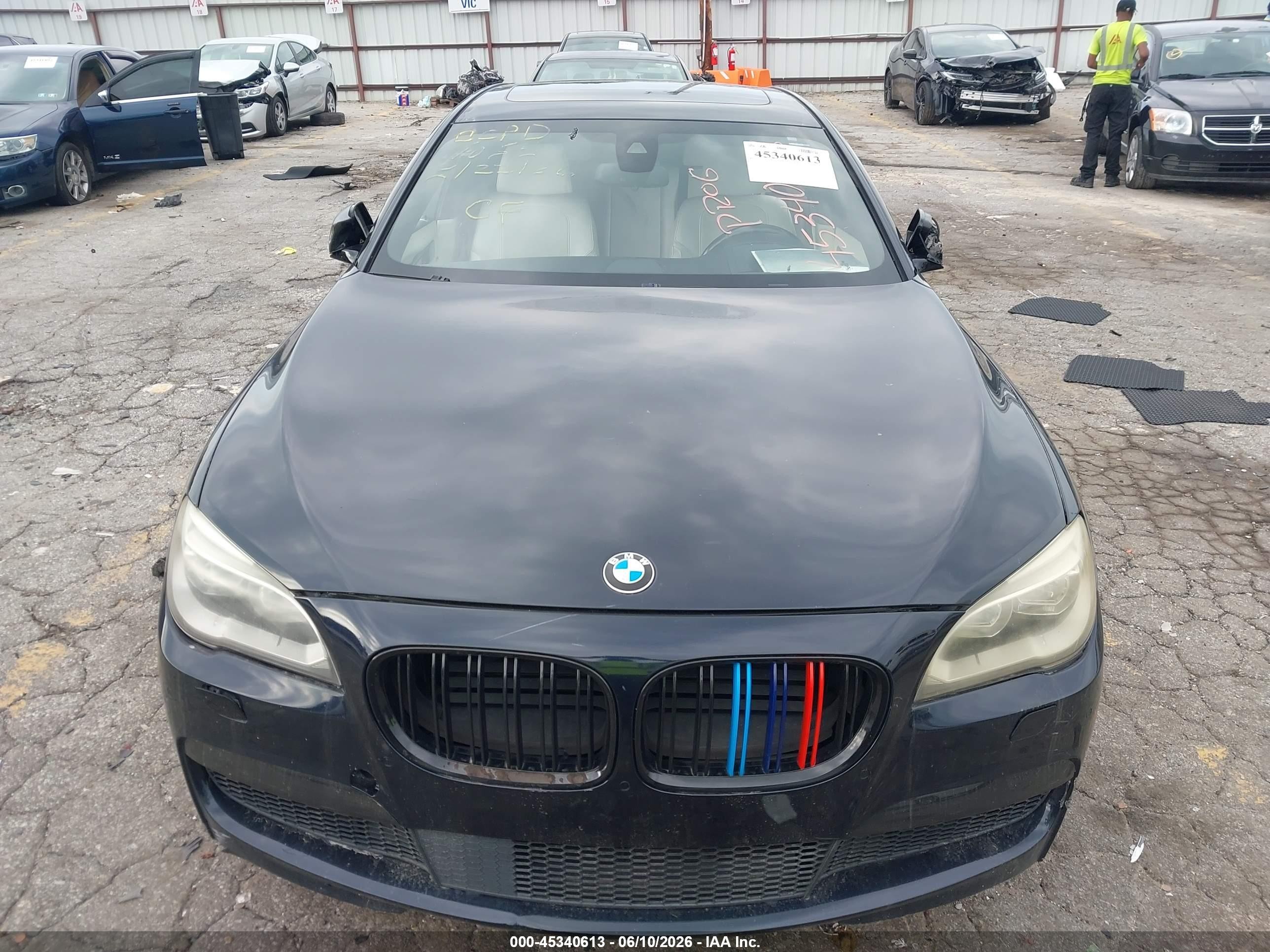 2015 Bmw 750li   Black vin: WBAYE8C51FD781054