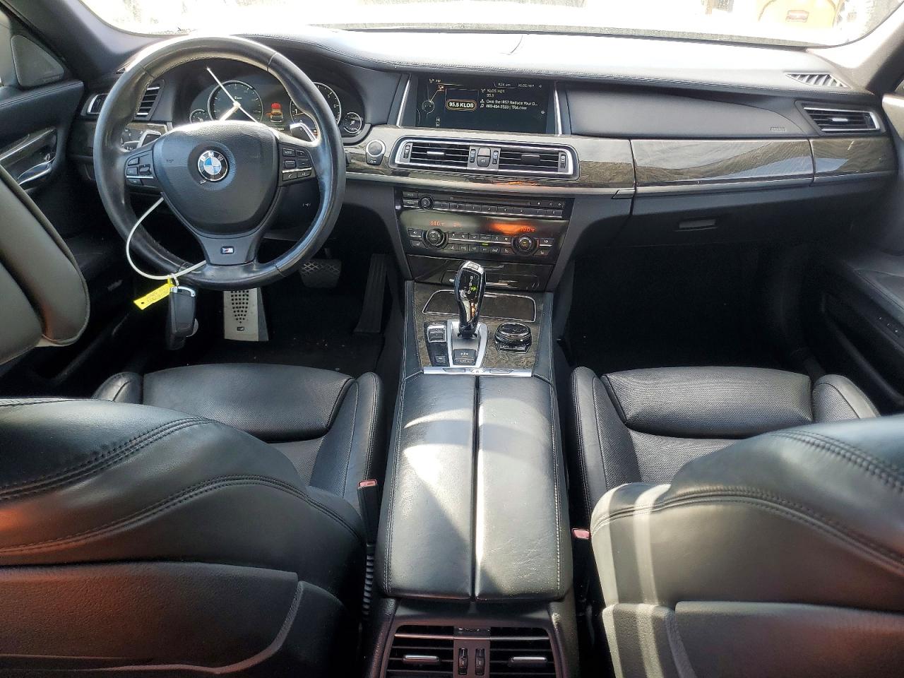 2014 Bmw 750 Li White vin: WBAYE8C52ED134807