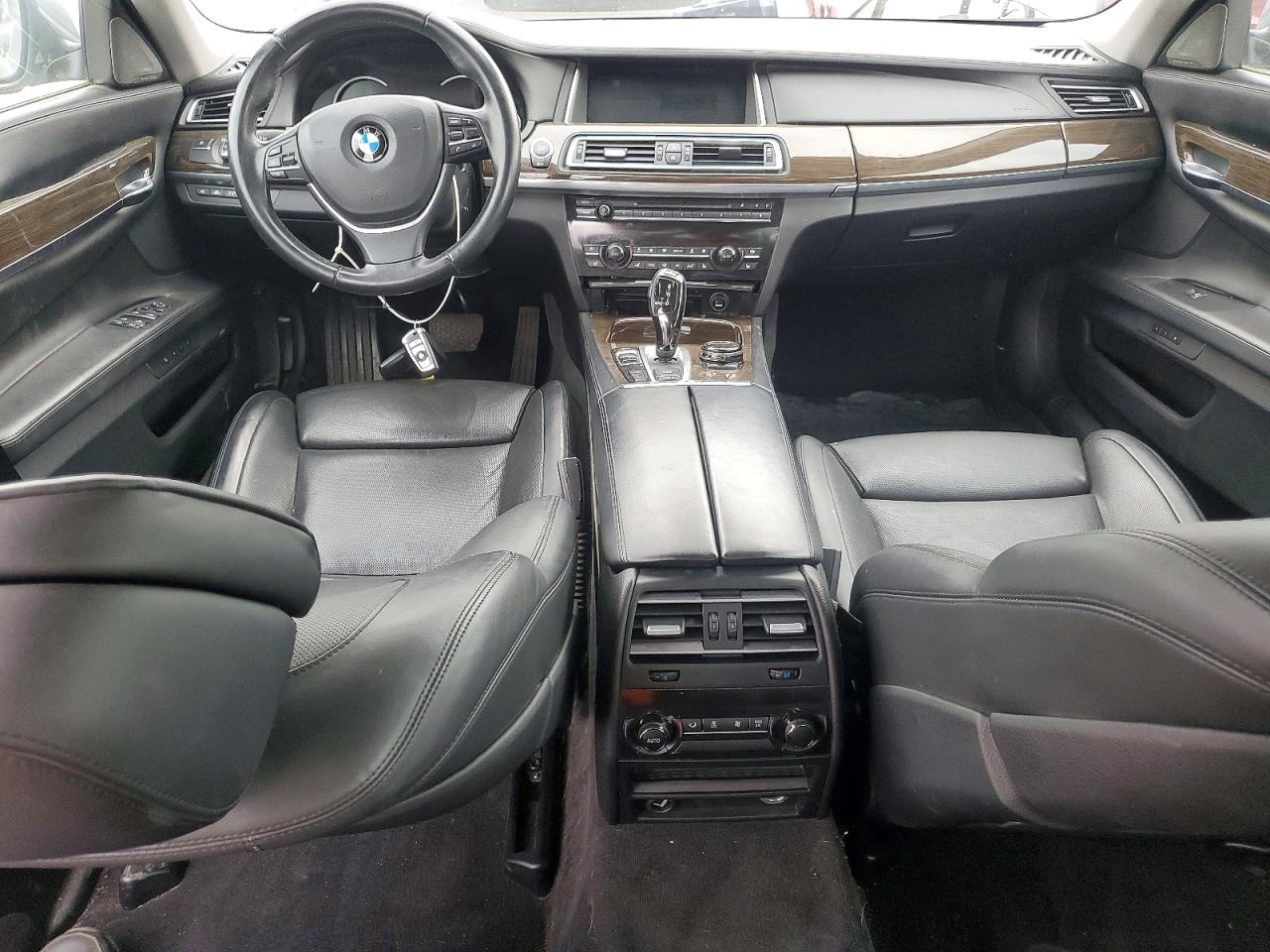2014 Bmw 750 Li Silver vin: WBAYE8C52ED135424