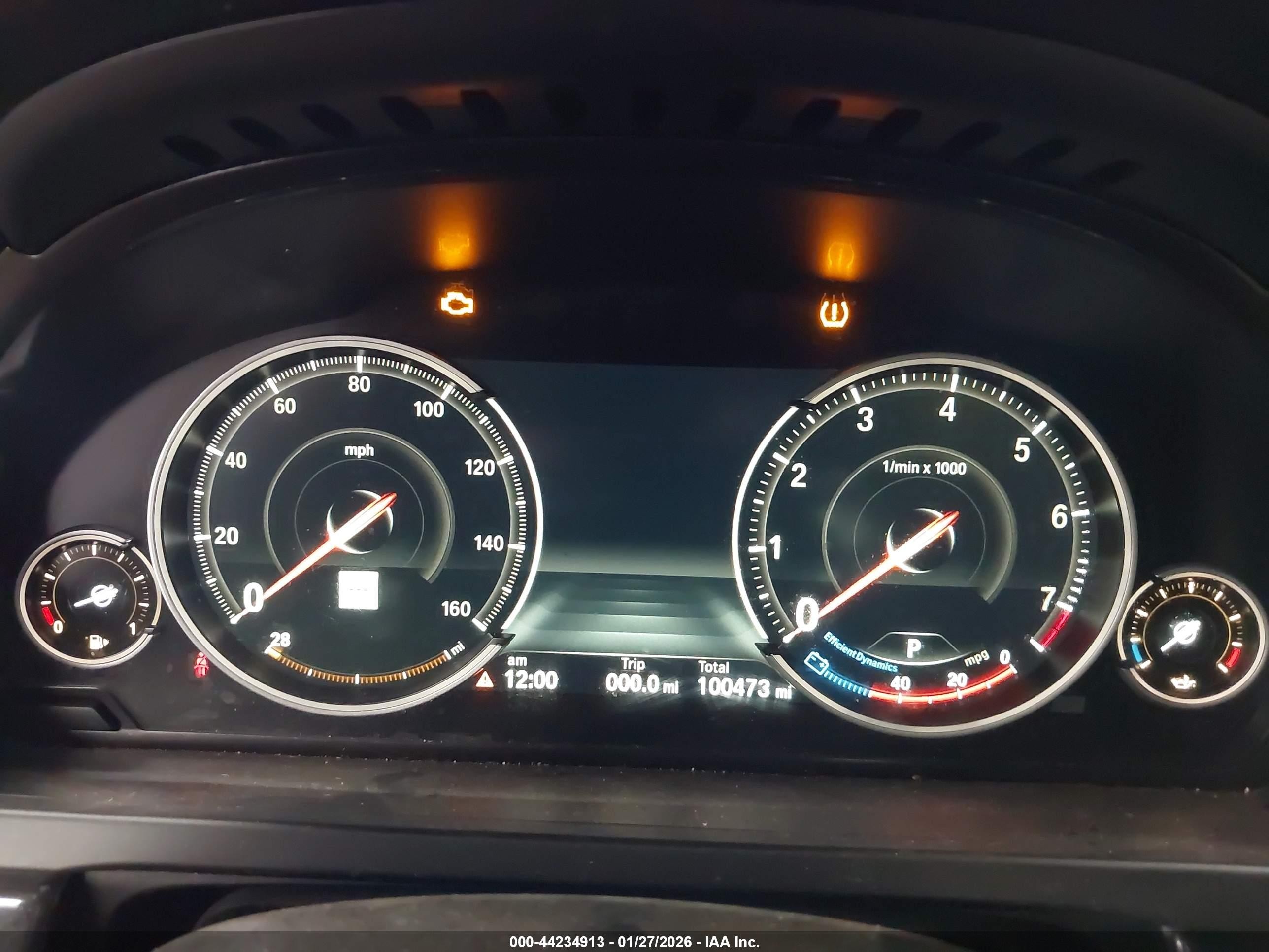 2015 Bmw 750li   White vin: WBAYE8C52FD781788
