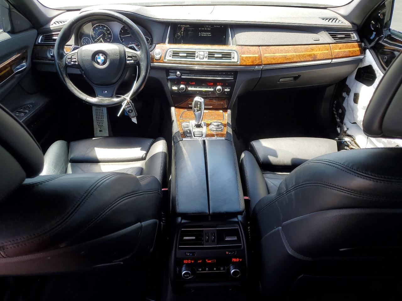 2013 Bmw 750 Li Black vin: WBAYE8C53DD133809