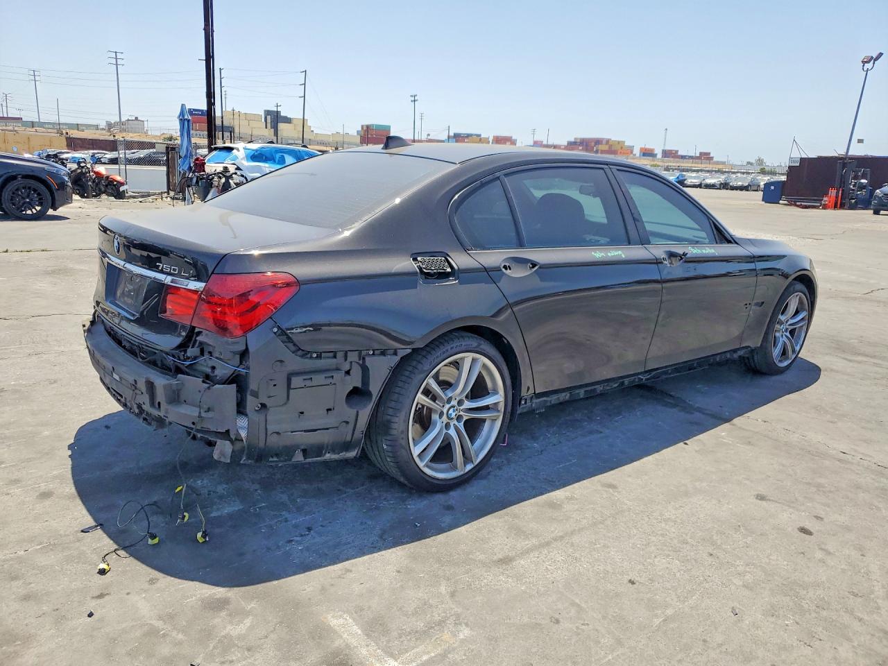 2013 Bmw 750 Li Black vin: WBAYE8C53DD133809