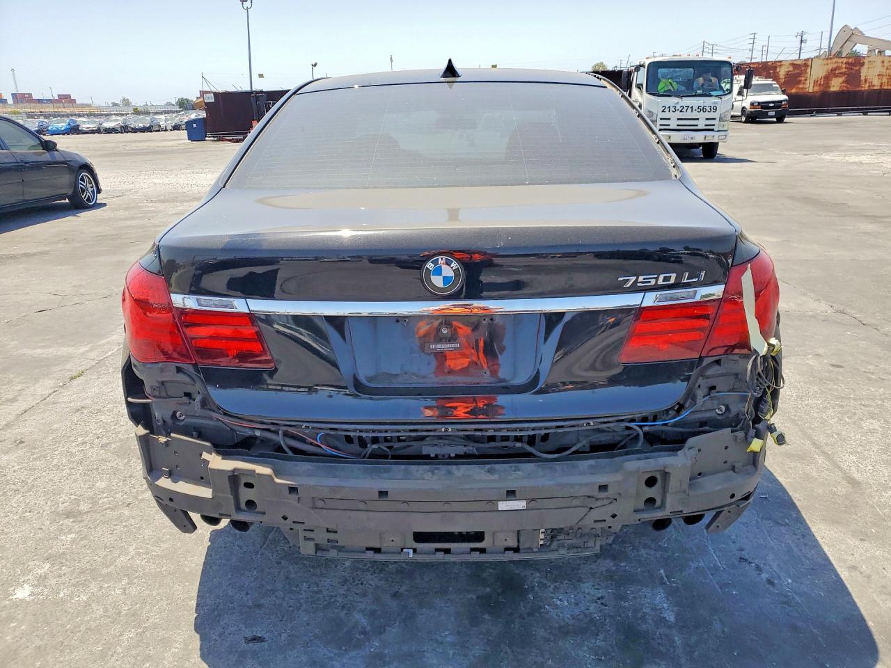 2013 Bmw 750 Li Black vin: WBAYE8C53DD133809