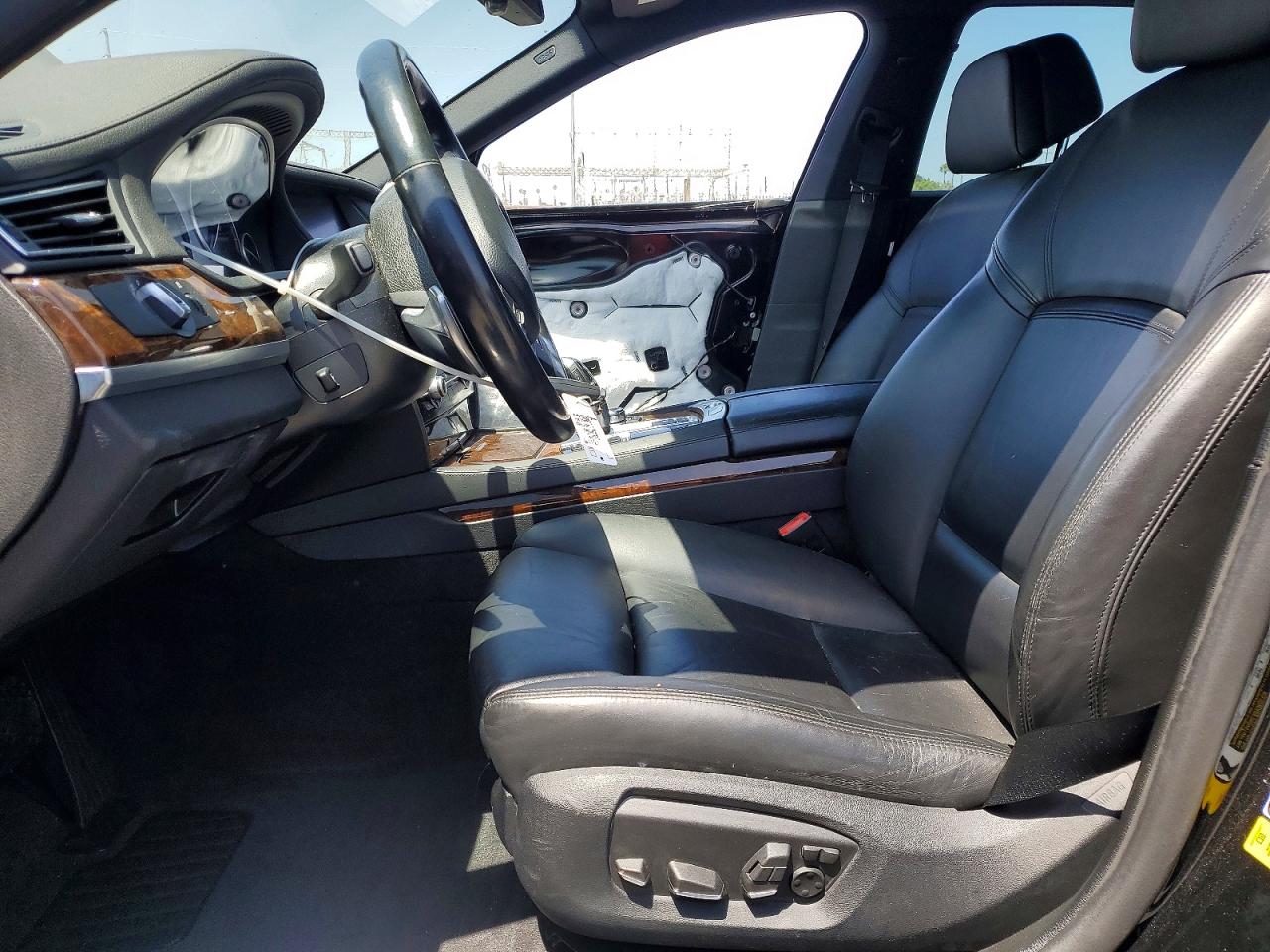 2013 Bmw 750 Li Black vin: WBAYE8C53DD133809