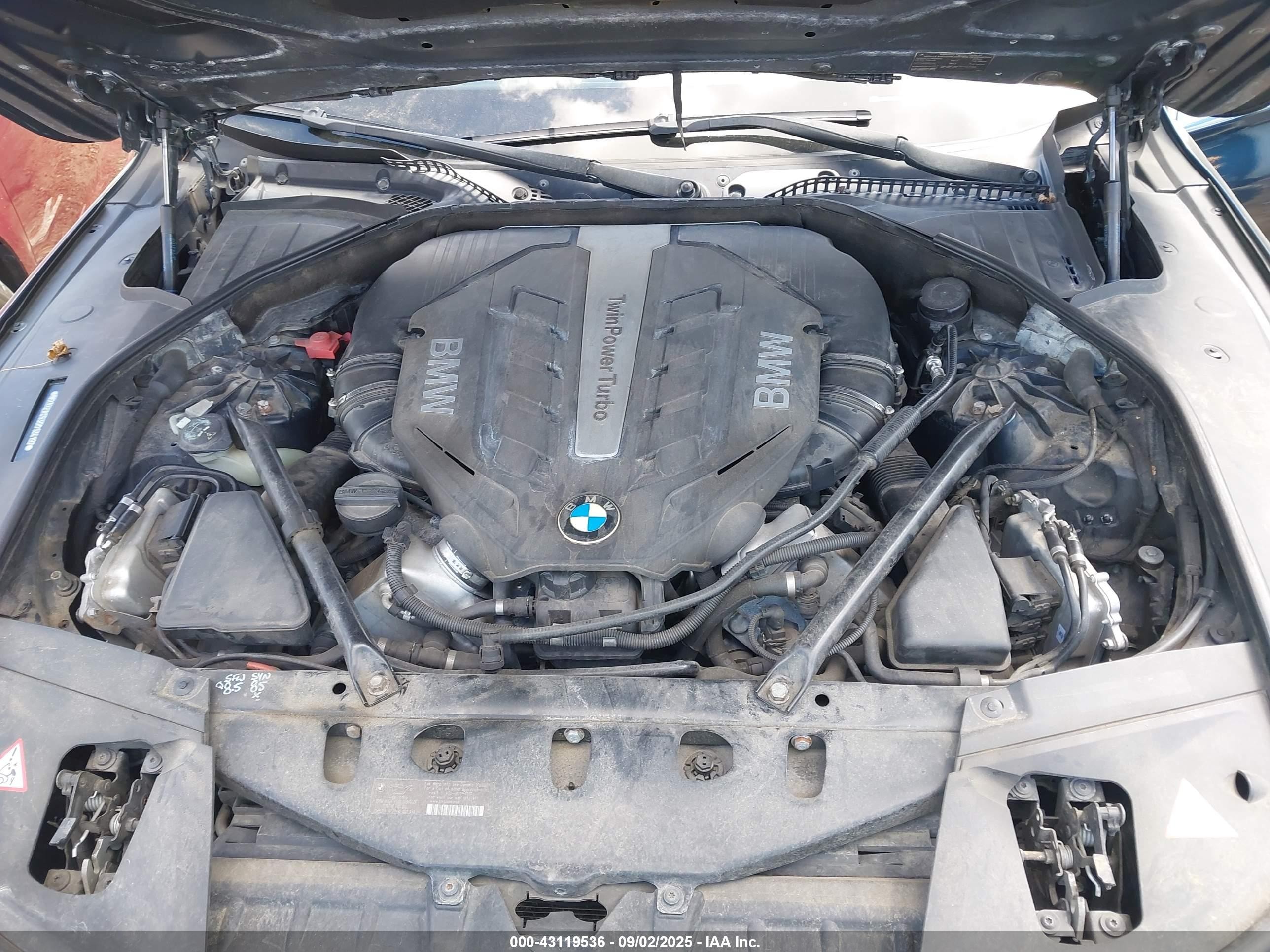 2013 Bmw 750li   Blue vin: WBAYE8C53DD134197
