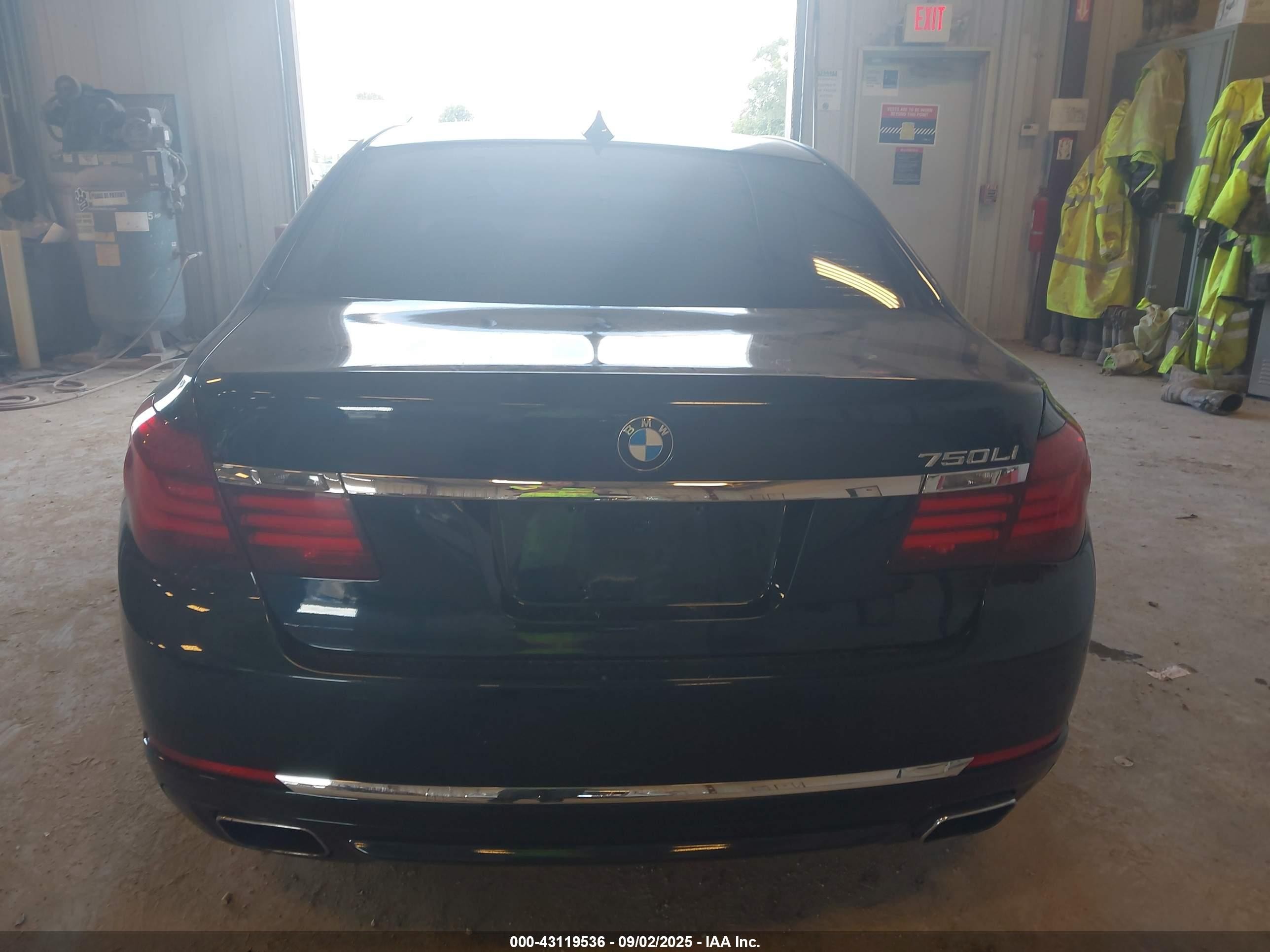 2013 Bmw 750li   Blue vin: WBAYE8C53DD134197